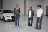 Radoslav Horen (Marketing & PR manager Volvo), Vojtech Hobor (Dealer Network & Sales Manager Volvo), Tom Kov (Product Manager Volvo)